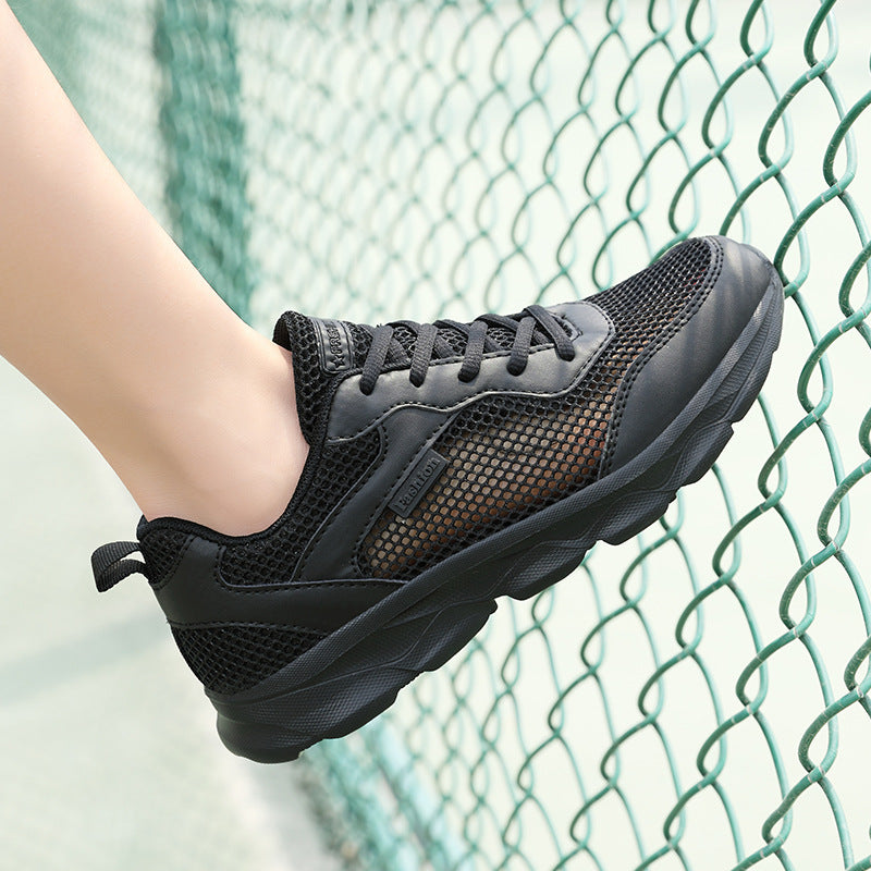 Damen Sportliche Sneakers mit atmungsaktivem Mesh-Obermaterial und flexiblem Fußbett EB
