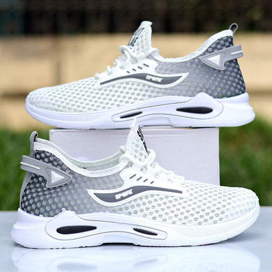 Damen Sportliche Mesh-Laufschuhe mit dämpfender Sohle EB