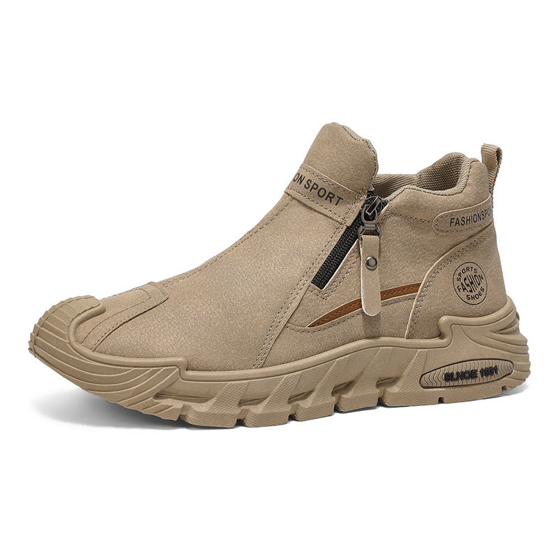 Damen Sportliche Stiefel mit elastischem Einstieg und rutschfester Sohle EB