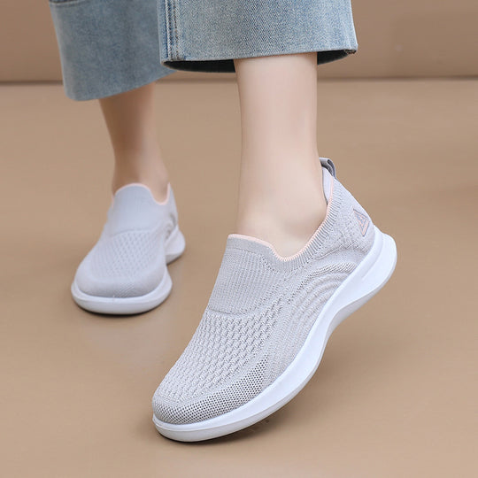 Damen Atmungsaktive Slip-On Sport-Sneaker EB