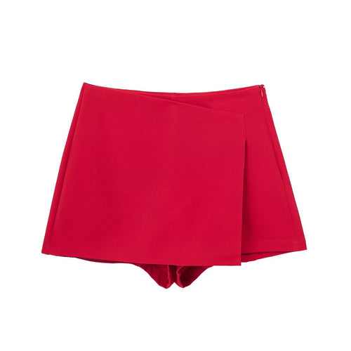 Damen sportliche Shorts mit elegantem Layering-Design EB