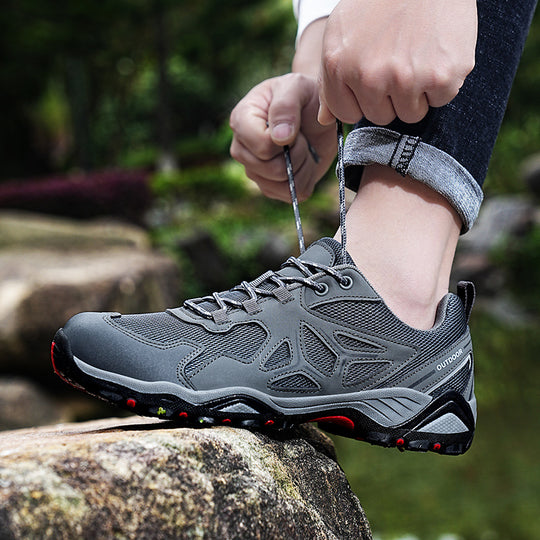 Damen Atmungsaktive Wander-Sneaker mit rutschfester Sohle und stabiler Unterstützung EB