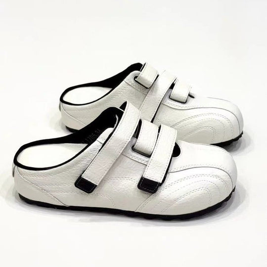 Damen Komfortable Clogs mit verstellbaren Klettverschlüssen und ergonomischem Fußbett EB