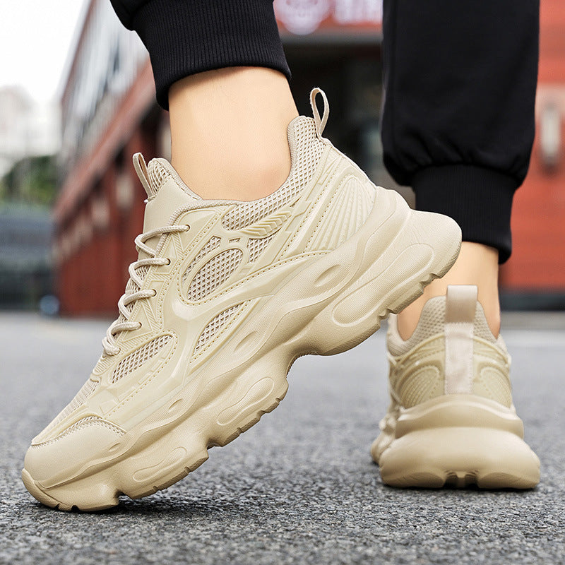 Herren nan voluminöser Sportschuh mit luftgepolsterter Sohle und atmungsaktivem Netzgewebe EB