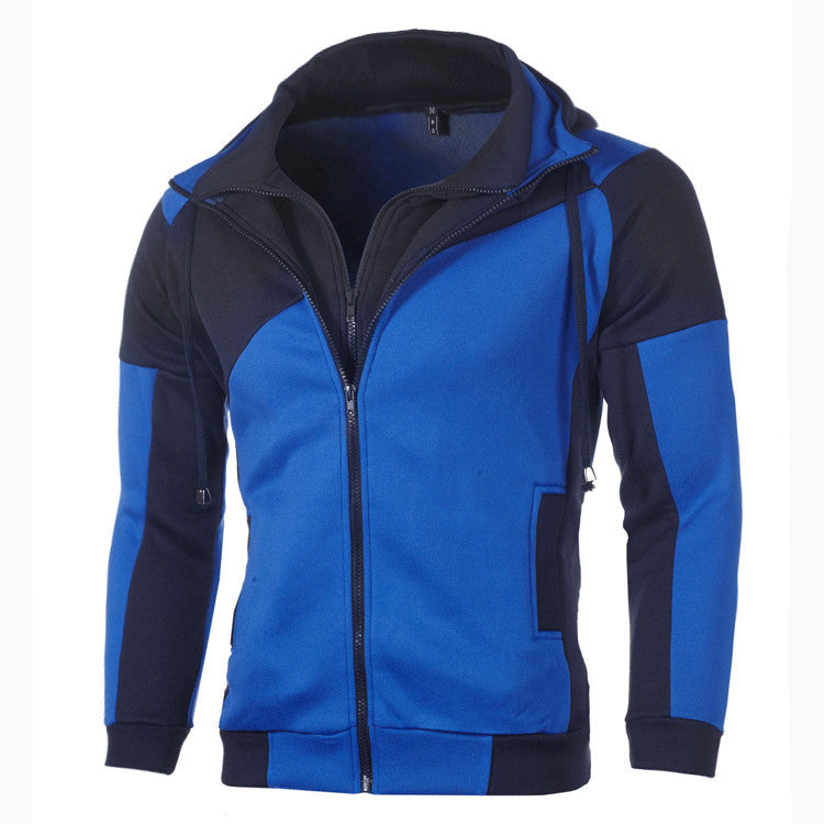 Damen Sportliche Kapuzenjacke mit hohem Kragen und praktischen Reißverschlusstaschen EB
