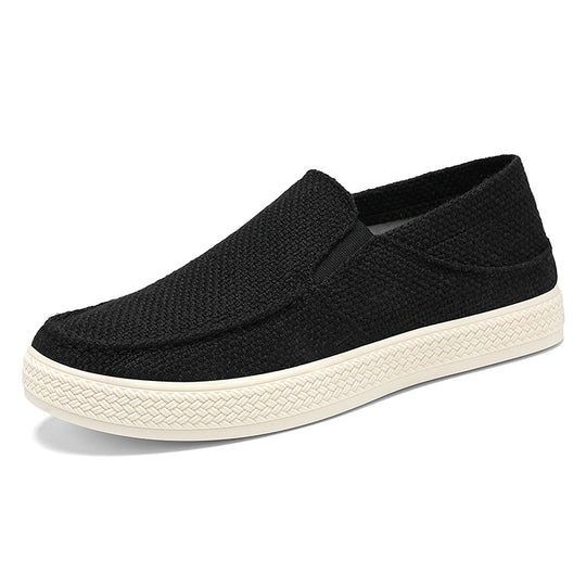 Damen Komfortable und atmungsaktive Slip-On Sneakers mit elastischem Obermaterial EB