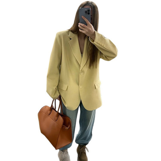 Damen Oversize-Sakko mit modernem Schnitt und tiefem Revers EB