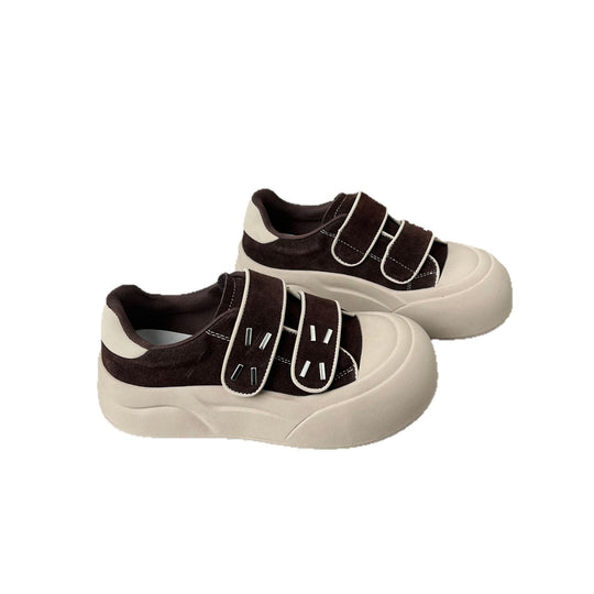 Damen Innovative Chunky Sneakers mit praktischen Klettverschlüssen EB