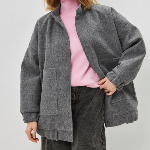 Damen oversize Sweatjacke EB