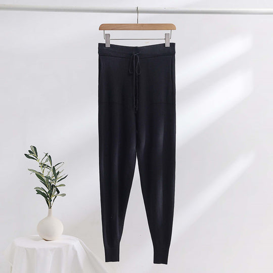 Damen bequeme und stilvolle Strickhose EB