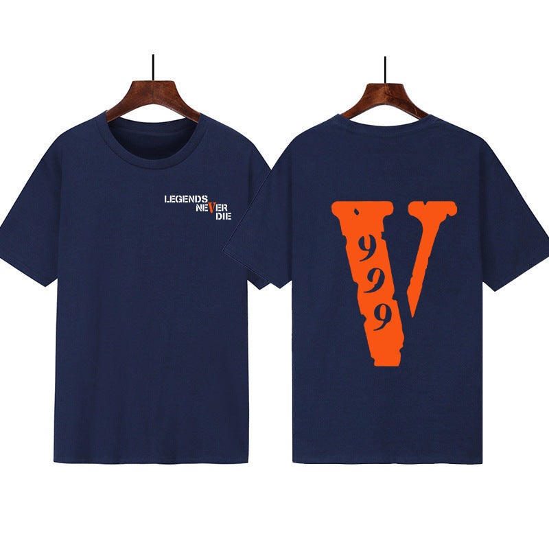 Damen Grafik T-Shirt mit originellem Schriftzug und kreativem Design EB