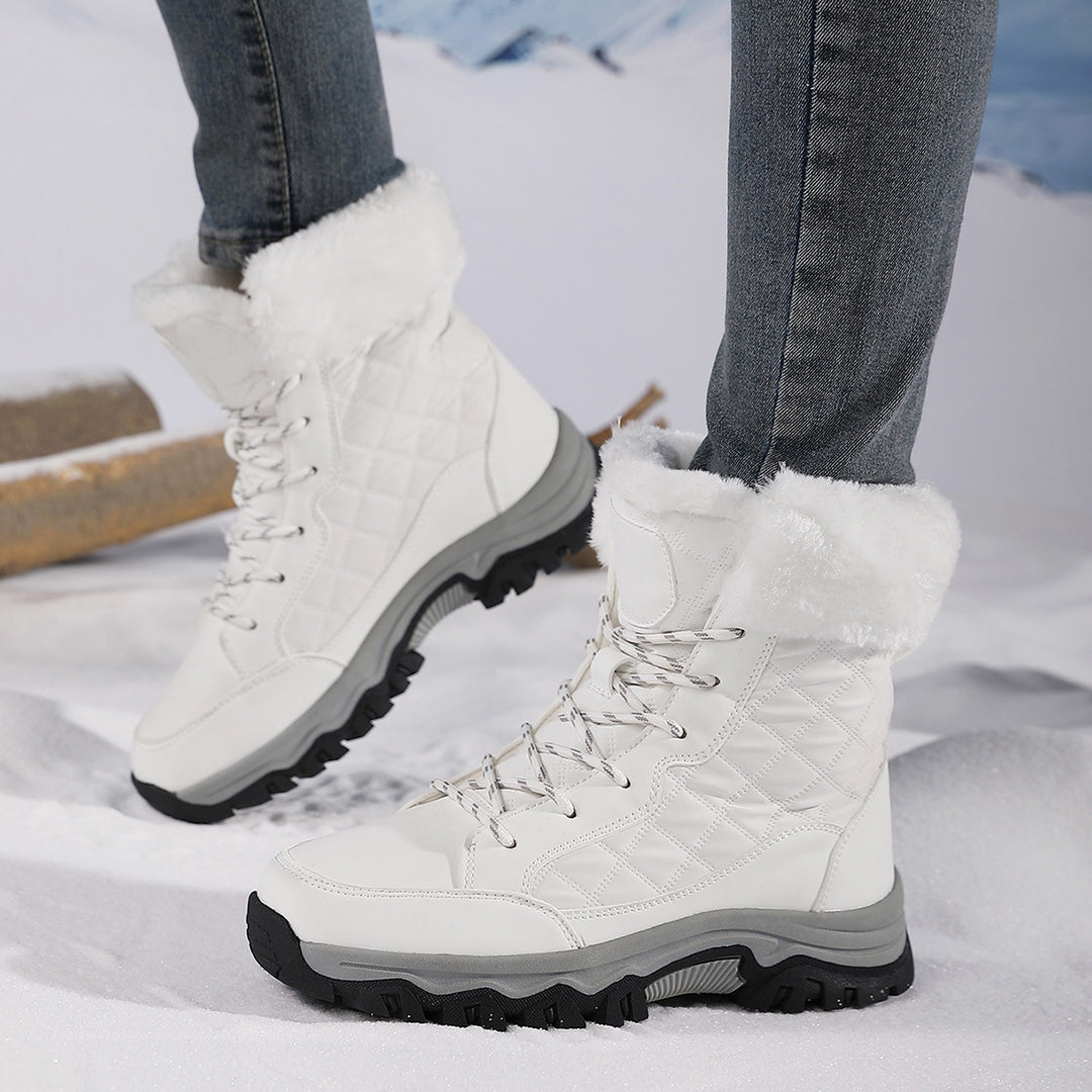 Damen Winterboots mit kuscheligem Innenfell und rutschfester Sohle EB
