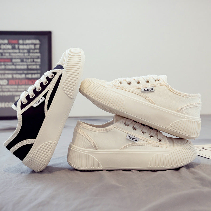 Damen Modische Sneaker im trendigen Design mit sportlicher Sohle EB