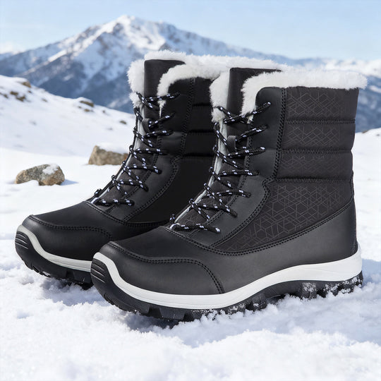 Damen Wärmende Winterstiefel mit rutschfester Sohle und weichem Innenfutter EB