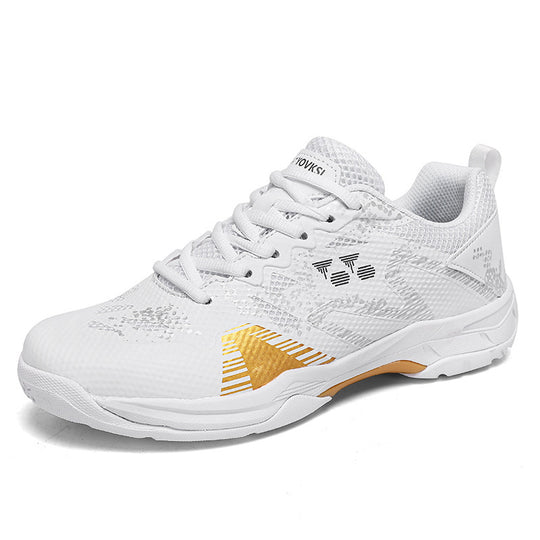 Unisex leichte atmungsaktive Indoor-Tennisschuhe mit stabiler nicht abfärbender Sohle und stoßdämpfung EB