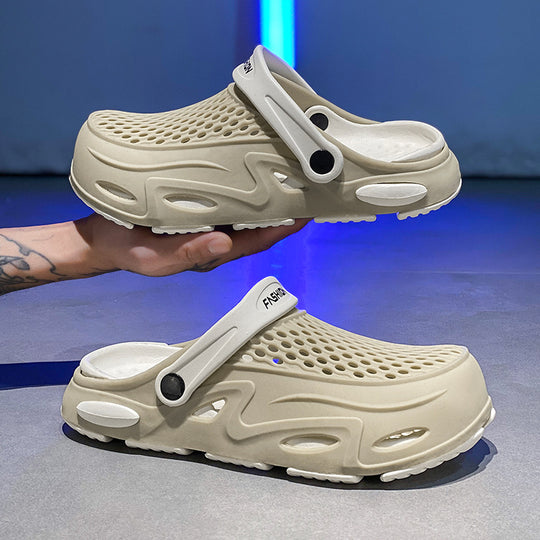Herren Atmungsaktive Clogs mit verstellbarem Riemen EB