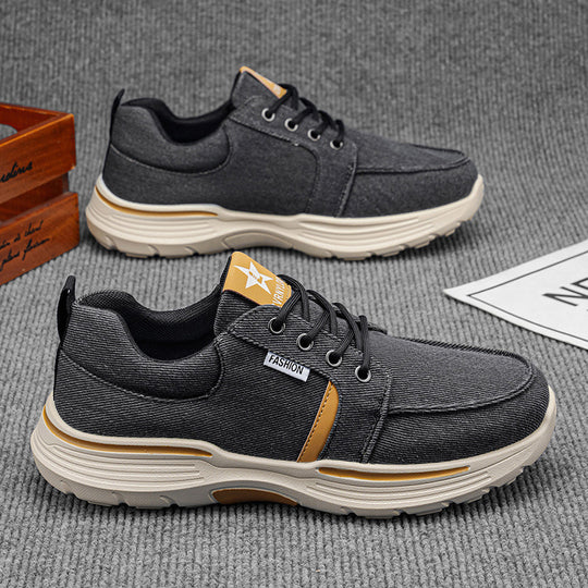 Damen Sportliche Sneakers mit gepolstertem Obermaterial und rutschfester Sohle EB