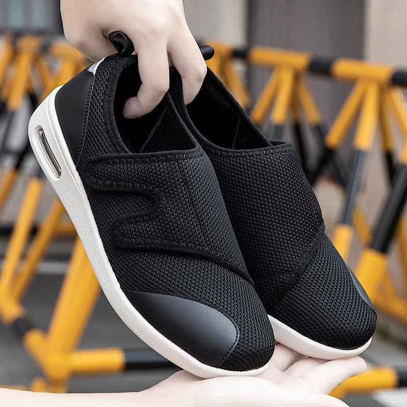 Damen Slip-On Sneakers mit atmungsaktivem Mesh-Obermaterial und dämpfender Sohle EB