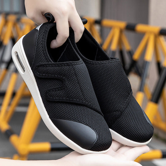 Damen Slip-On Sneakers mit atmungsaktivem Mesh-Obermaterial und dämpfender Sohle EB