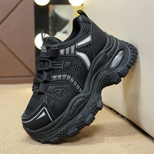 Damen Sportliche Outdoor Sneaker mit rutschfester Sohle und atmungsaktivem Obermaterial EB