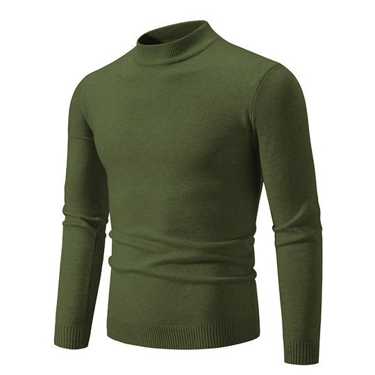Herren Rollkragenpullover aus weichem Strickmaterial EB