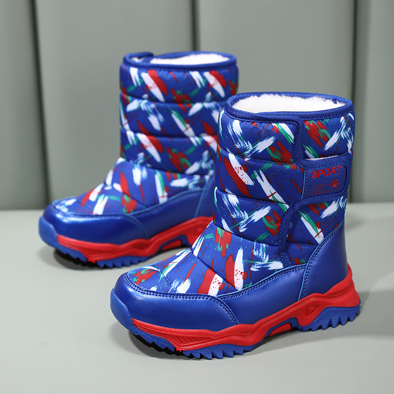 Damen isolierte Winterstiefel mit rutschfester Profilsohle und atmungsaktivem Innenfutter EB
