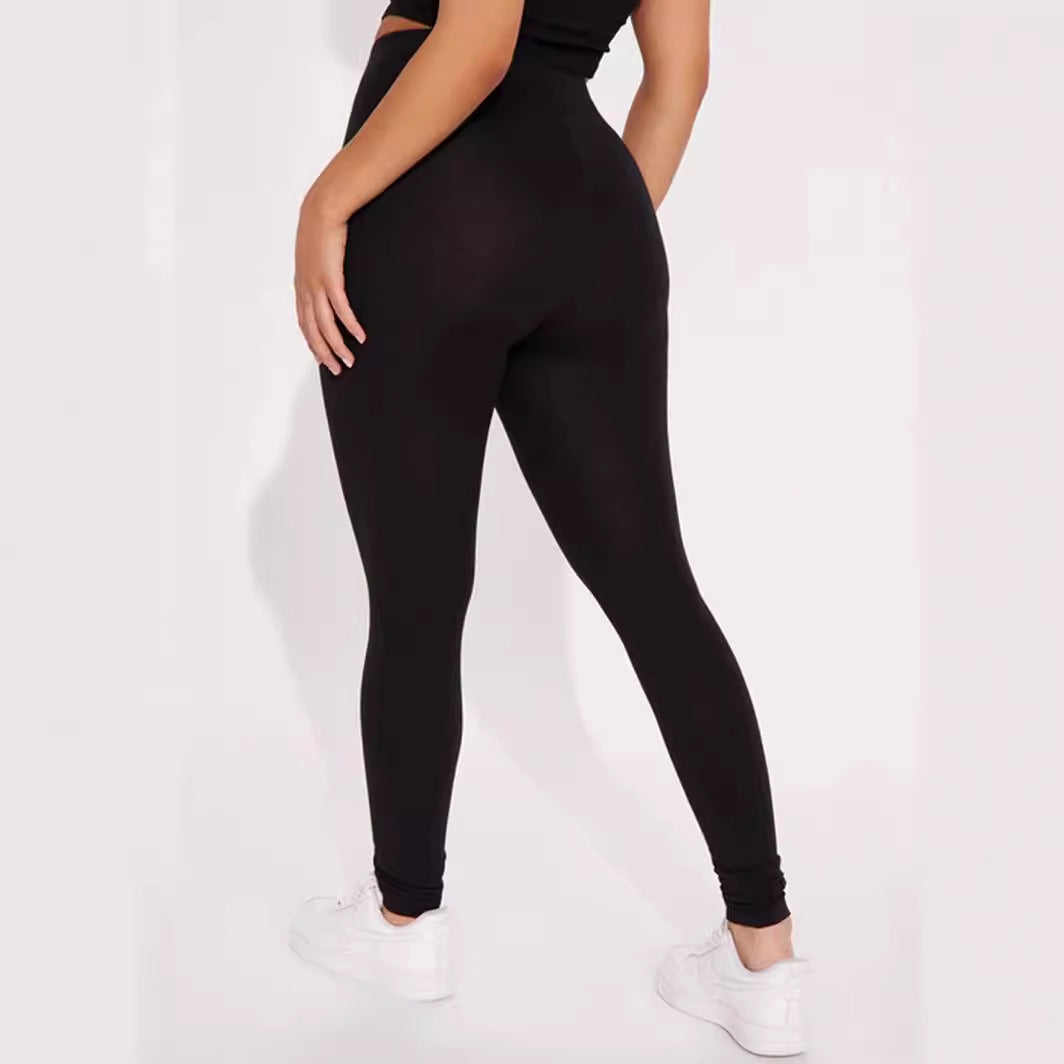 Damen Leggings mit hohem Bund und figurformendem Schnitt EB