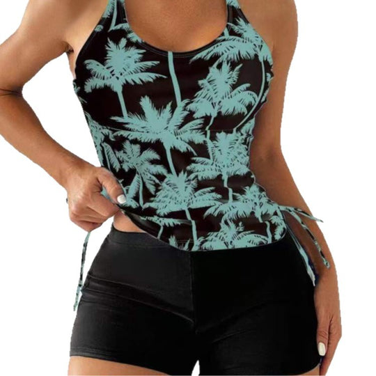 Damen Tankini-Oberteil mit sportlichen Shorts EB