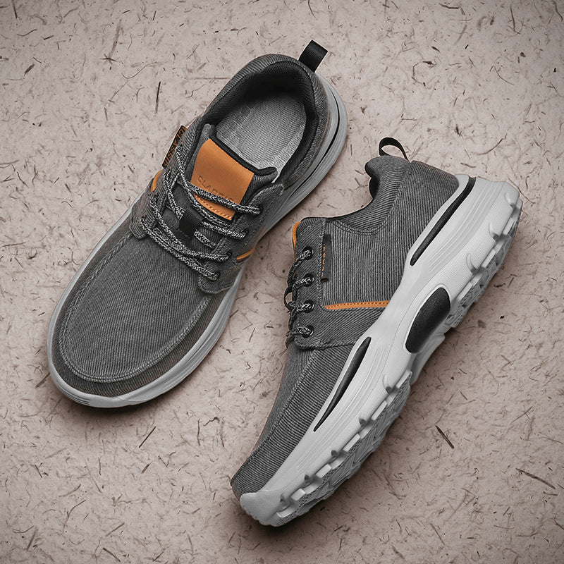 Damen Sportliche Sneaker mit atmungsaktivem Obermaterial und rutschfester Sohle EB