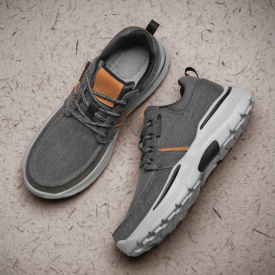 Damen Sportliche Sneaker mit atmungsaktivem Obermaterial und rutschfester Sohle EB