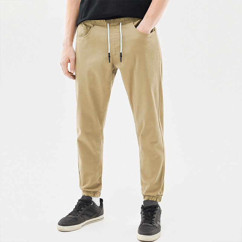 Herren sportliche Freizeithose mit elastischem Bund und praktischen Taschen EB