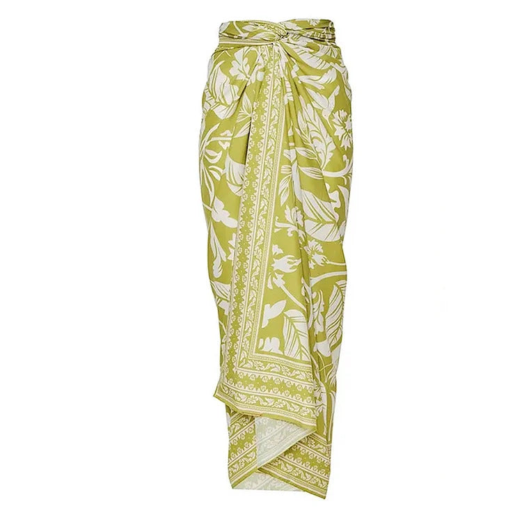 Damen Einteiler Badeanzug mit asymmetrischem Wickeldesign und aufregendem Cut-Out EB