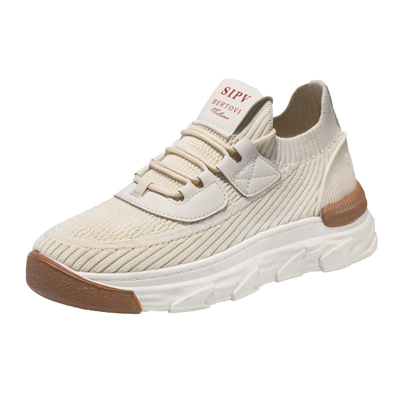 Damen Sportliche High-Performance Sneakers mit atmungsaktivem Strick-Obermaterial EB