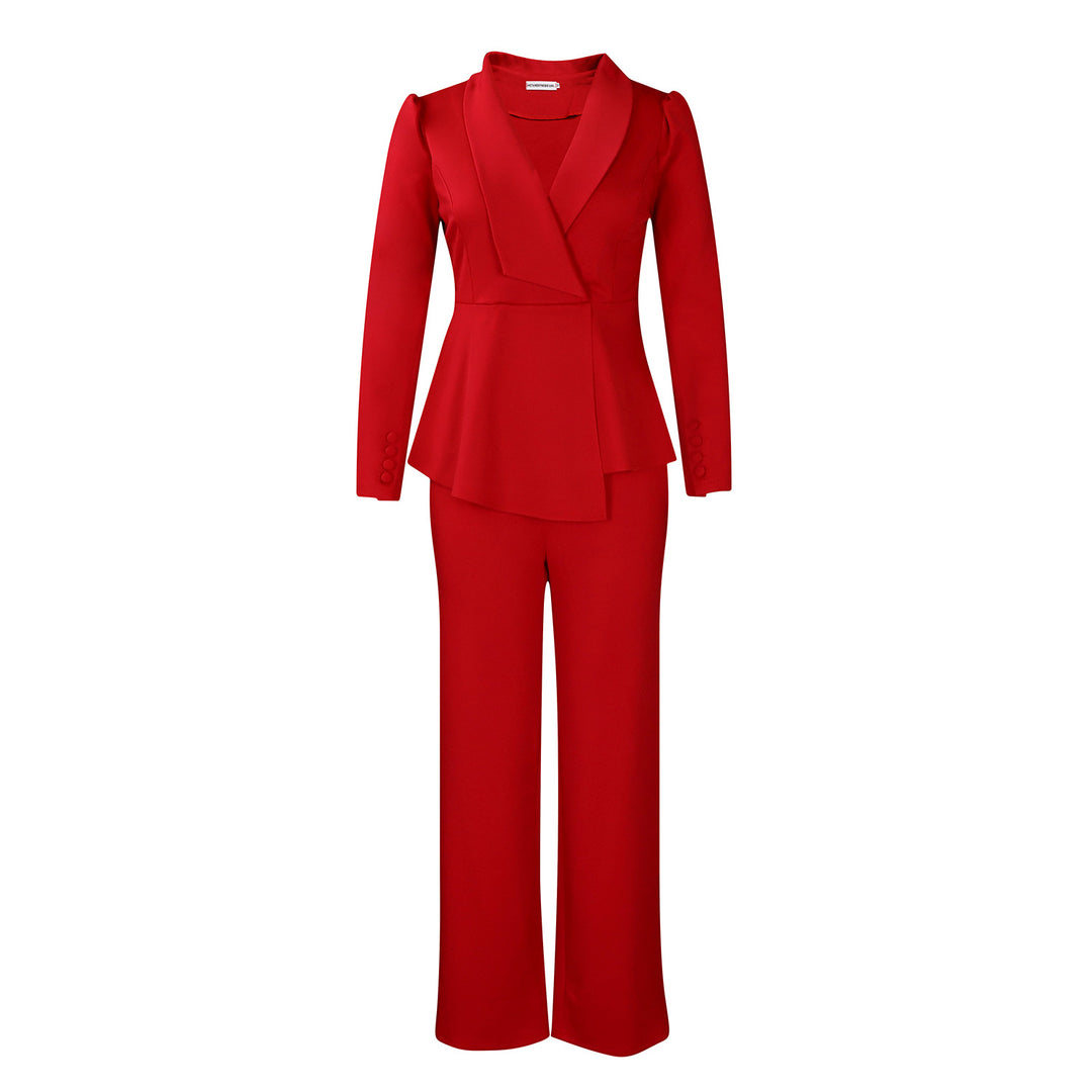 Damen Elegantes Blazer-Hosen-Set EB