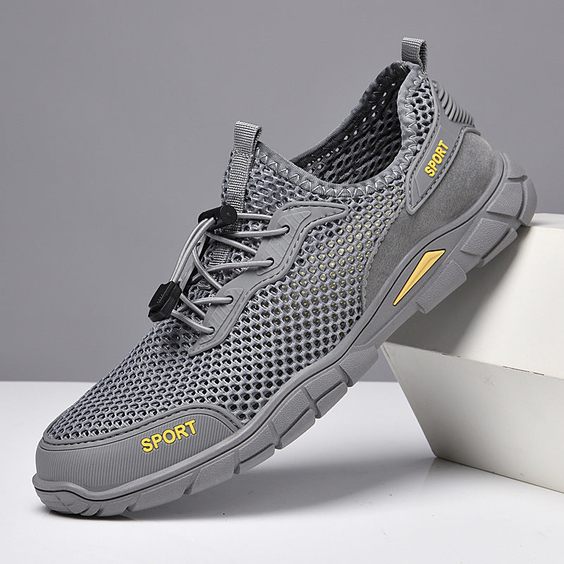 Herren Sportliche Mesh-Sneaker mit rutschfester Sohle EB