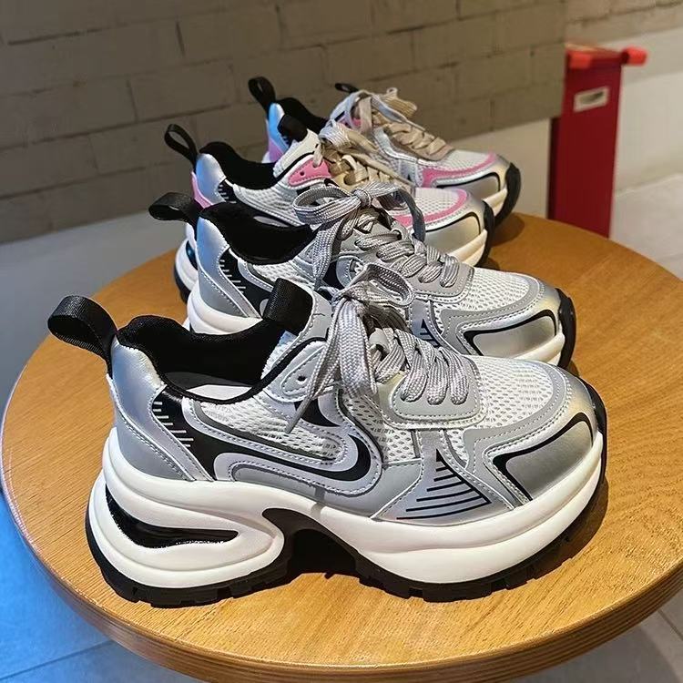 Damen Sportliche High-Top Sneakers mit dämpfendem Sohlenprofil EB