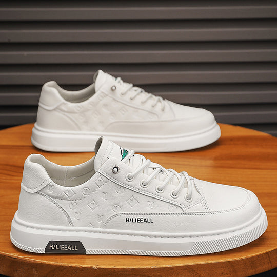 Damen modische Sneakers mit sportlichem Design und hochwertigem Leder EB