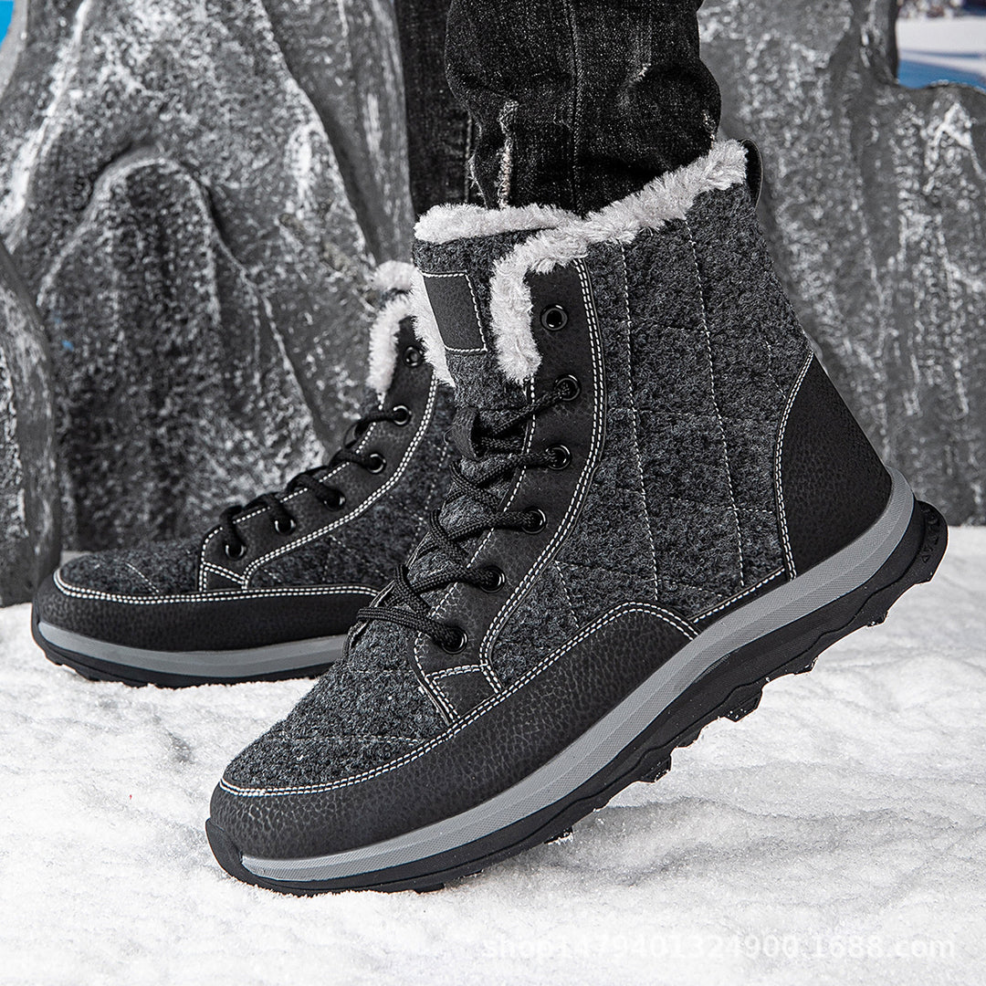 Damen Winterboots mit isolierendem Fleece-Futter und rutschfester Sohle EB
