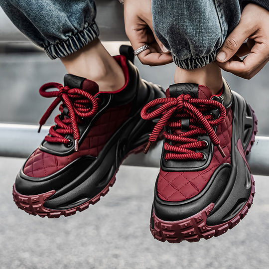 Damen Sportliche Chunky Sneakers mit dämpfender Laufsohle und strapazierfähigem Obermaterial EB