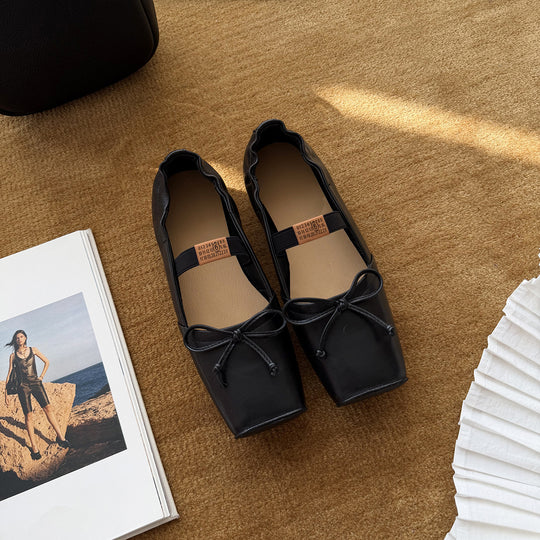 Damen Ballerinas mit elegantem Riemchen und hochwertigen Details EB