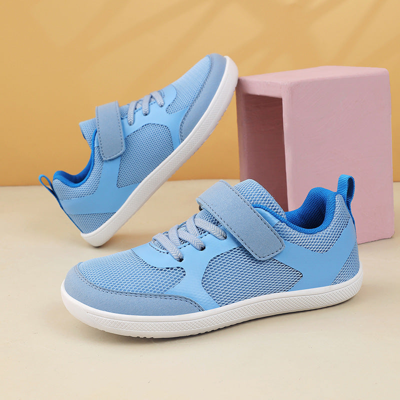 Unisex nan leichte Mesh-Sneaker mit elastischem Schnürsystem, Klettverschluss und EVA-Zwischensohle EB