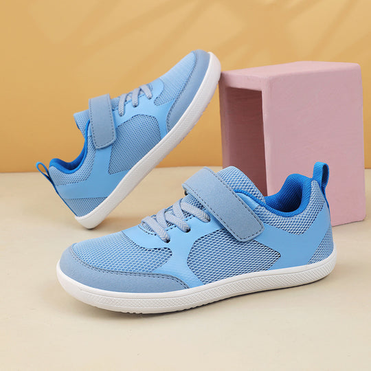 Unisex nan leichte Mesh-Sneaker mit elastischem Schnürsystem, Klettverschluss und EVA-Zwischensohle EB