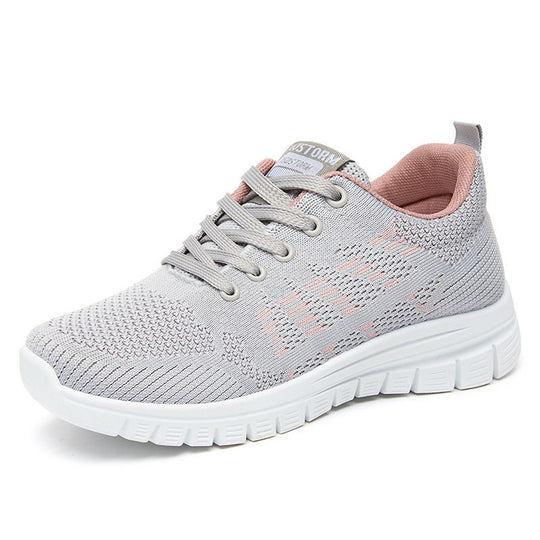 Damen Sportliche und atmungsaktive Sneakers mit elastischem Obermaterial EB