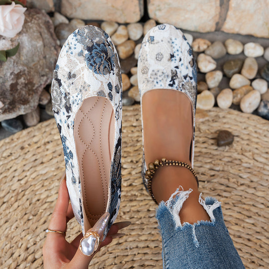 Damen komfortable Slipper mit innovativem Strickdesign EB