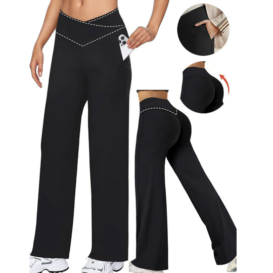 Damen Kompressionshose mit hoher Taille und Tummy Control EB