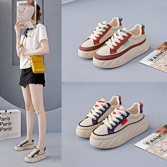 Damen Sneakers mit hohem Plateau und innovativem Design EB