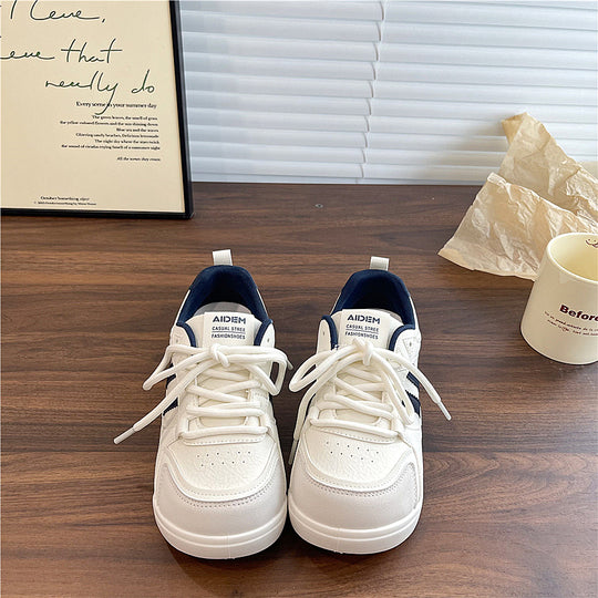 Damen Sportliche Sneaker mit atmungsaktiver Oberflächenstruktur und rutschfester Sohle EB