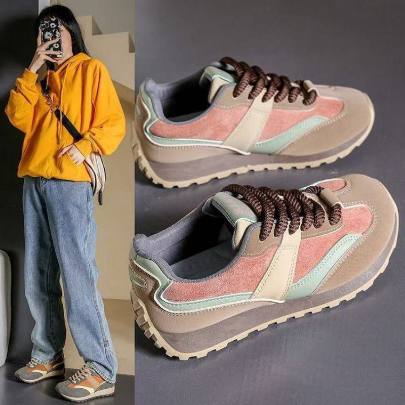 Damen Sportliche Sneakers mit atmungsaktiver Sohle und modischem Design EB