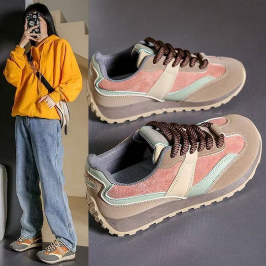 Damen Sportliche Sneakers mit atmungsaktiver Sohle und modischem Design EB
