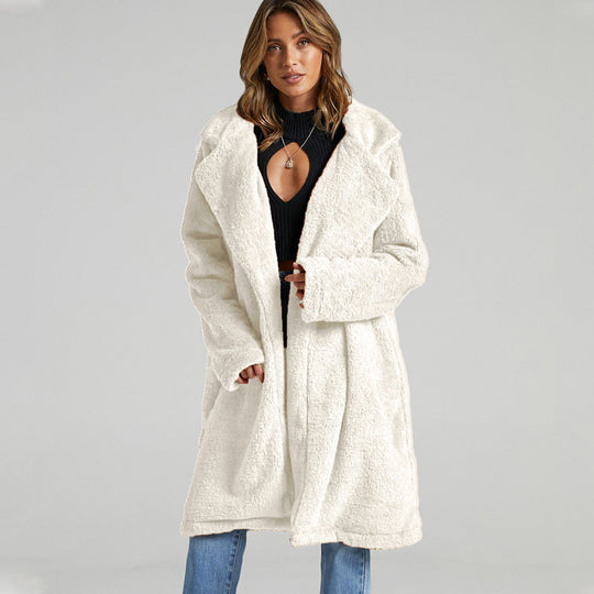 Damen Lange Fleecejacke EB
